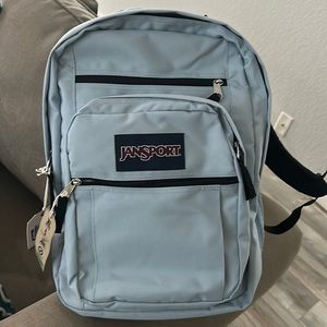 Light blue jansport backpack